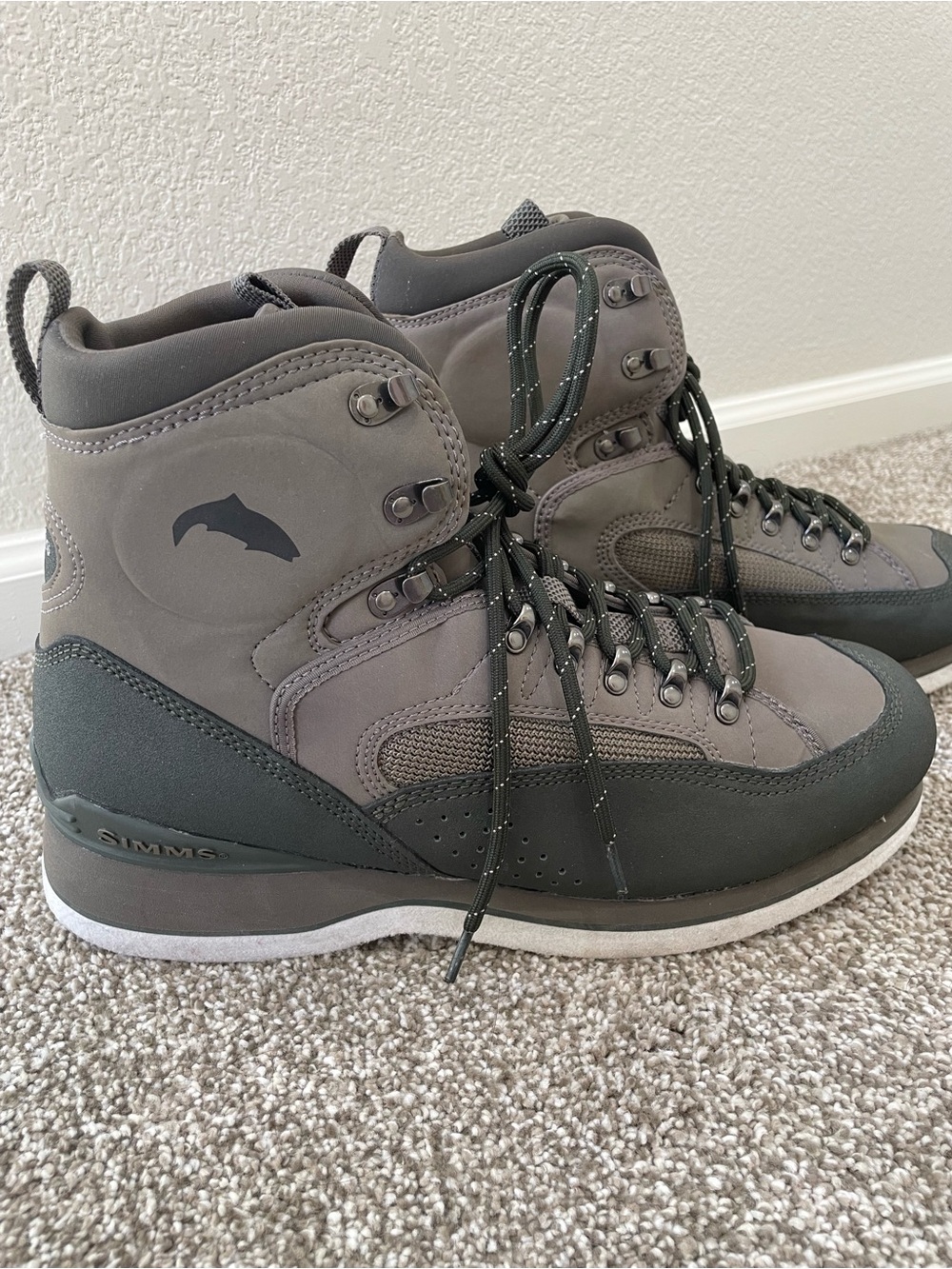 Simms Fly Fishing Wading Boots Felt Bottom 12